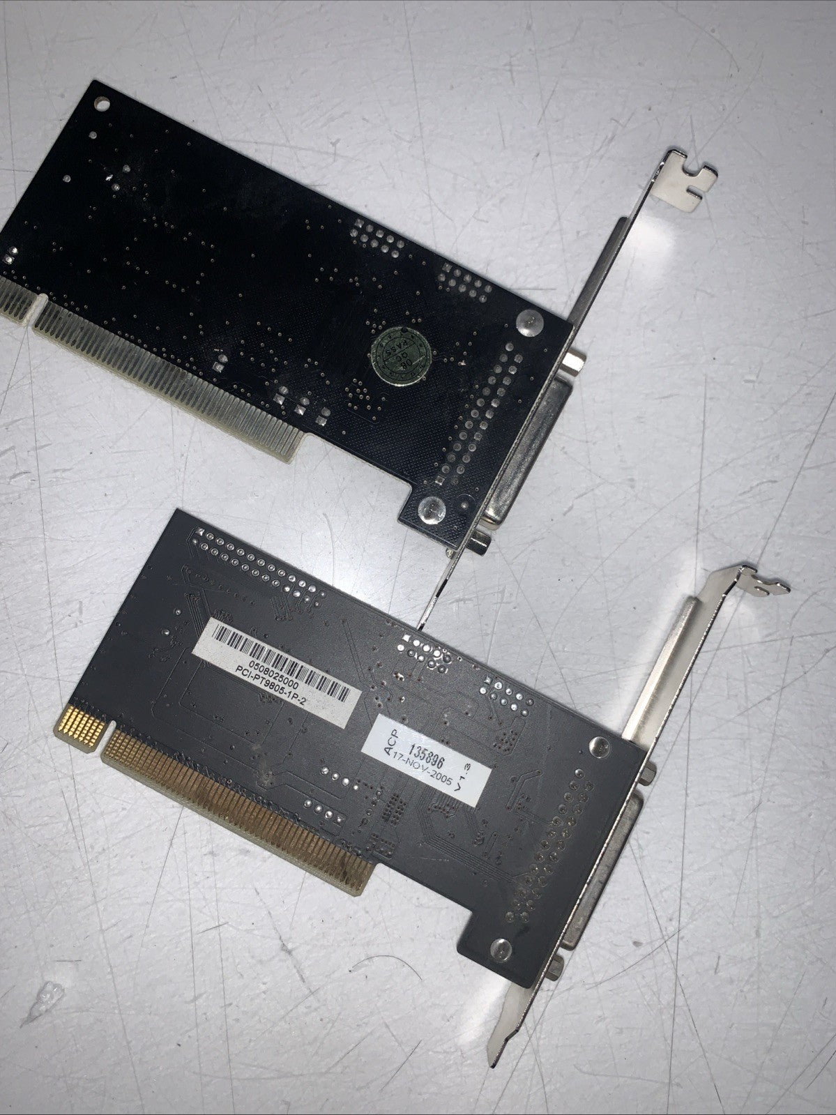 🔥 Lot Of 2 PCI Parallel Port Card DB25 25-pin