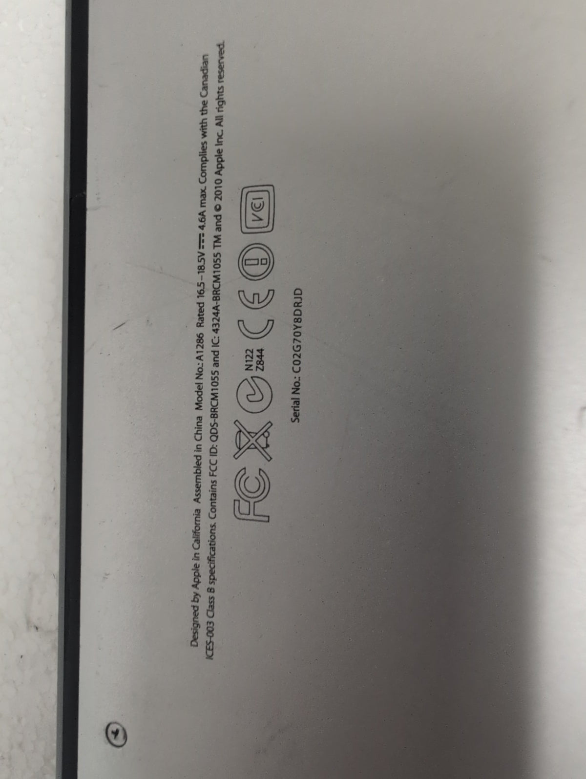 🎸 Apple MacBook Pro 15" A1286 2011  i7- 2.2Ghz /4GB/750GB HDD (Keyboard bad)