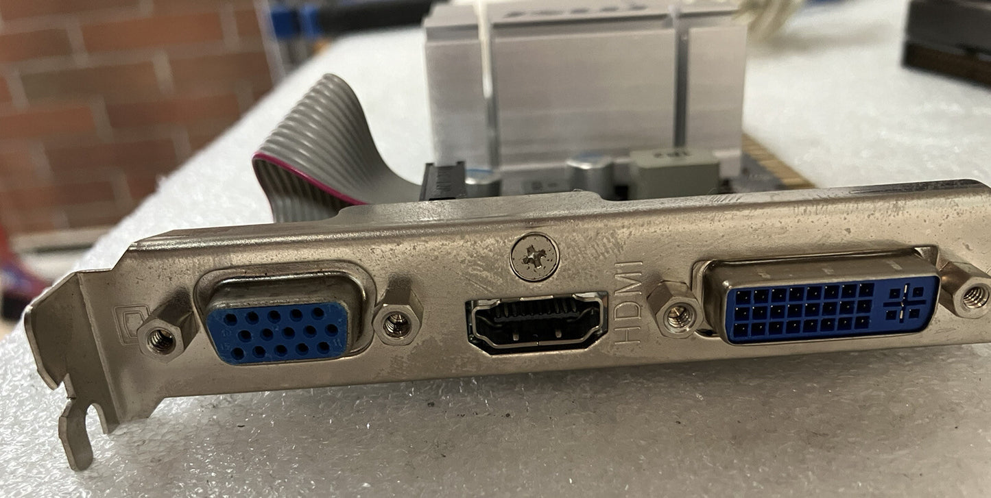 2x   MSI NVIDIA GeForce 210 N210-MD512D3H/LP PCI-e 512MB HDMI VGA DVI Video Card