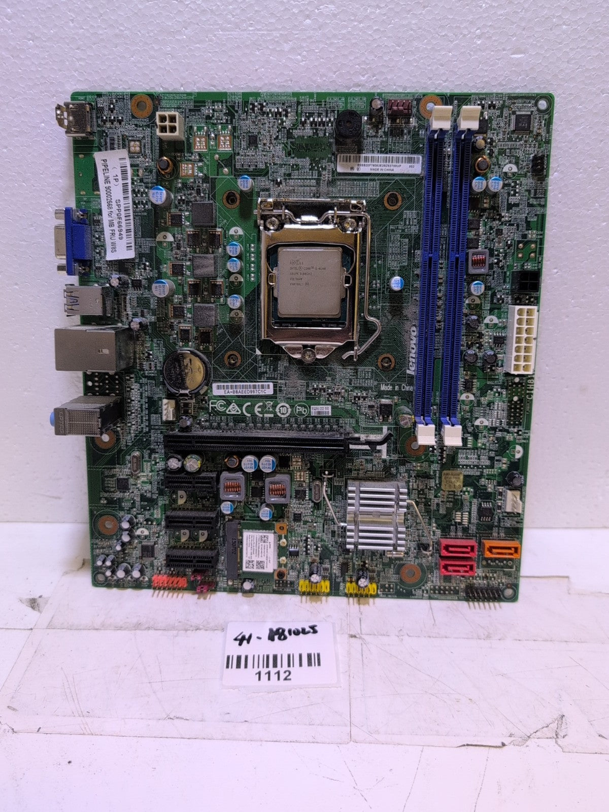 LENOVO Intel H81 Motherboard  H81H3-LM LGA 1150 + i3-4160 Tested -