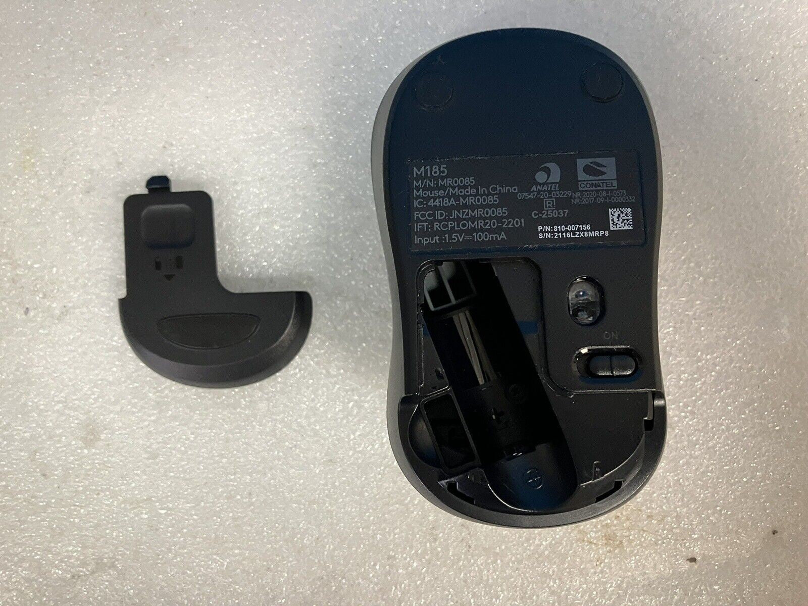 ~ (Lot of 4x) Logitech M185 4418A- MR0085 Wireless Mouse (No USB Nano Receiver)