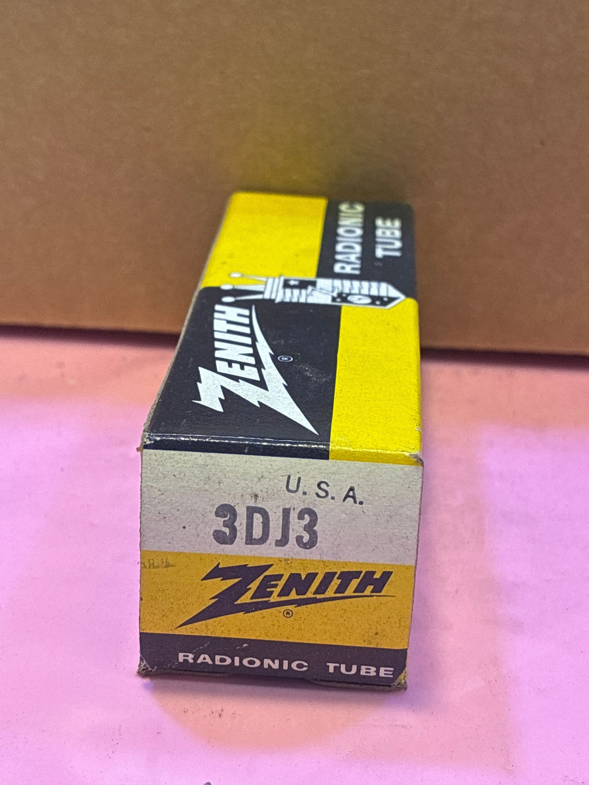 🔥 Zenith 3DJ3 Radionic Vacuum Tube in Original Box Vintage USA