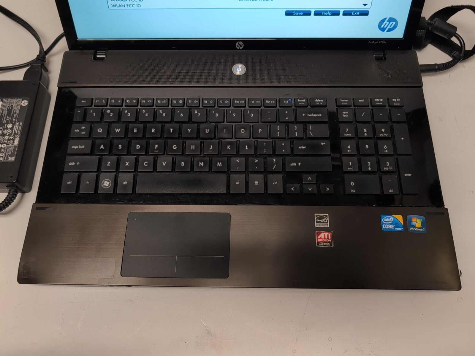 🔥 (AS IS, READ) HP PROBOOK 4720S 17.3" Laptop Intel i5-M430/4GB Ram/NO HDD -