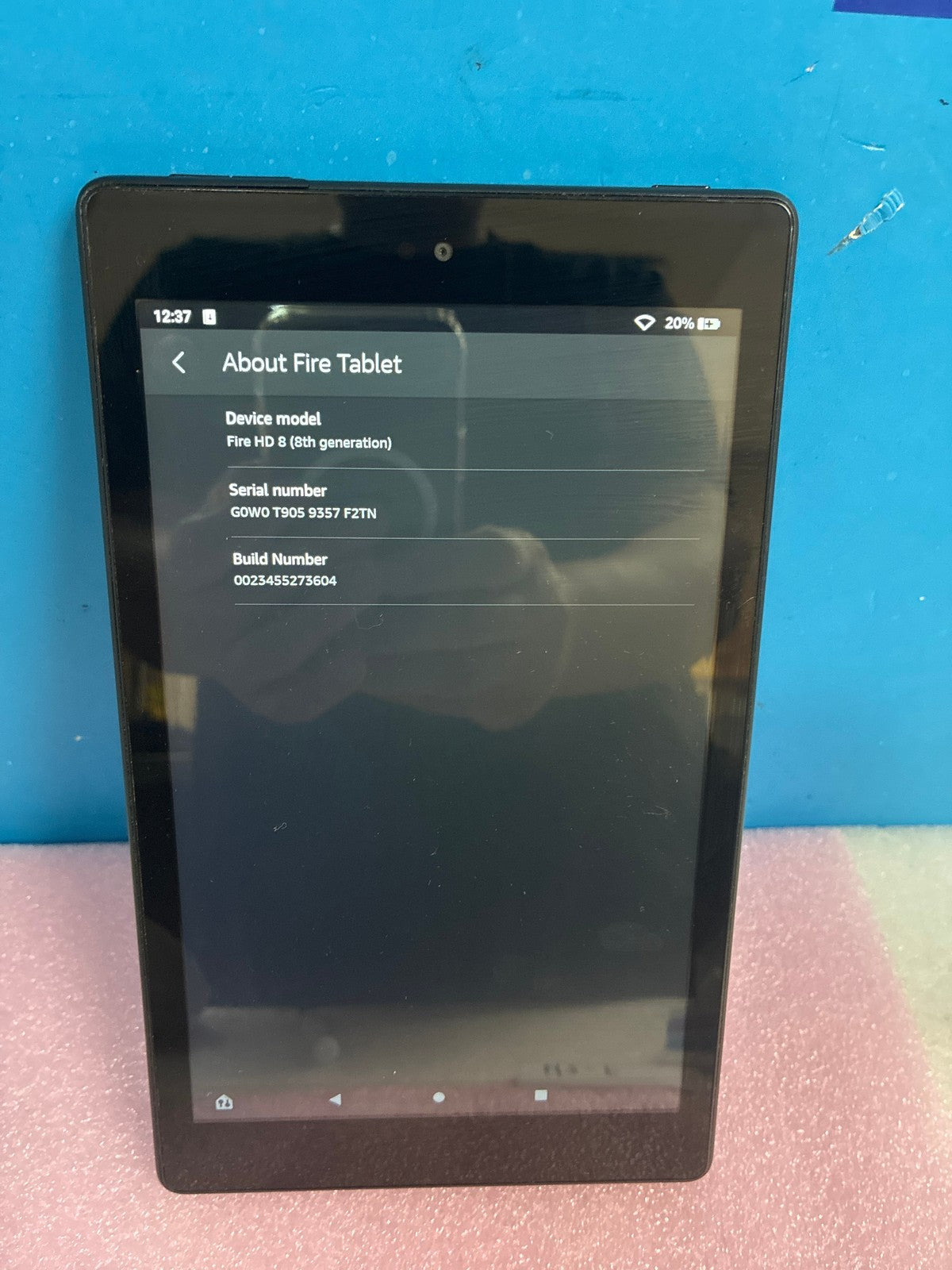 🔥 Amazon Fire HD 8 8th Generation Tablet Black 16GB Wi-Fi Used