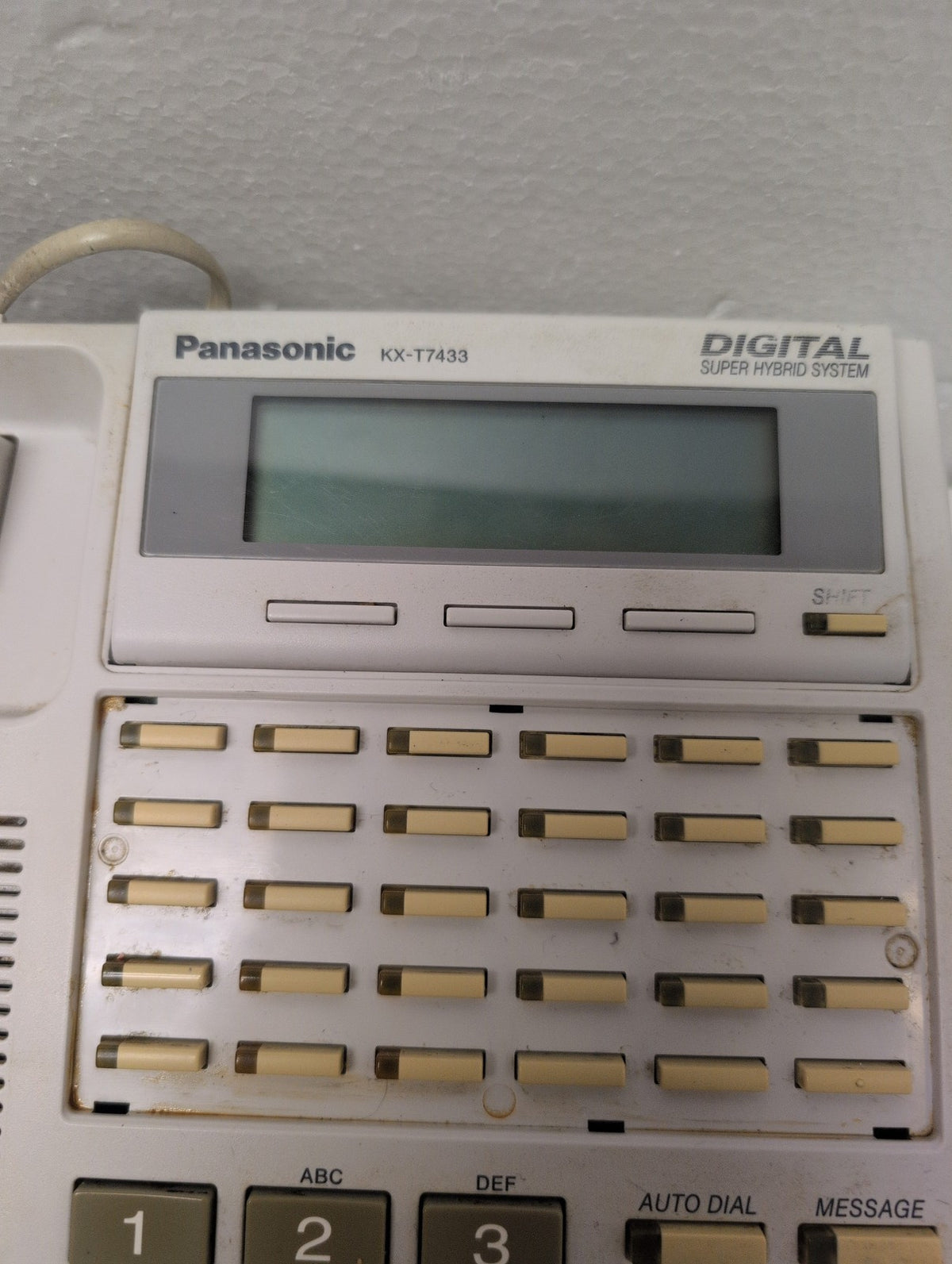 Panasonic KX-T7433C Digital Super Hybrid System Phone (NO PLASTIC COVER) -