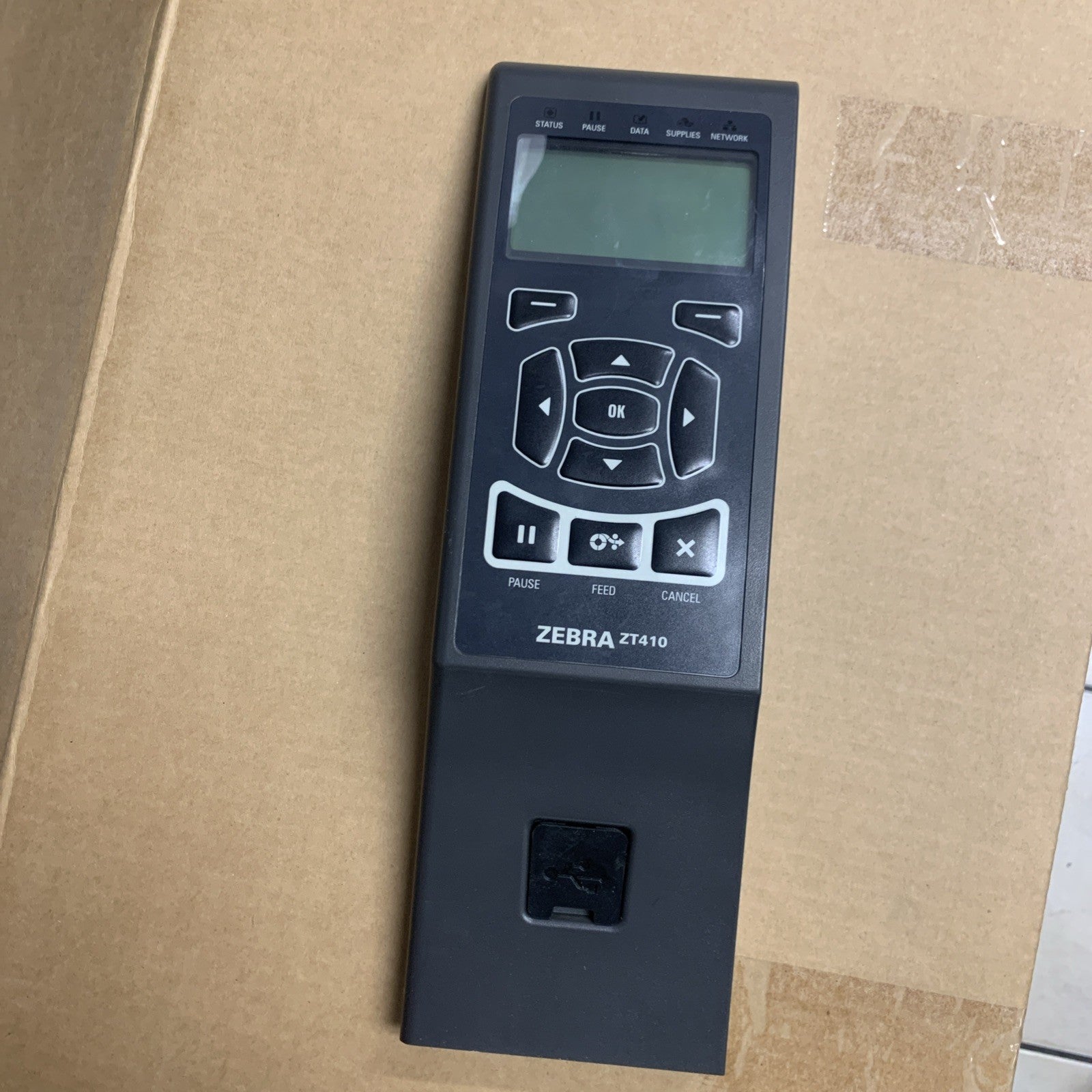 Zebra ZT410 Printer front cover control panel