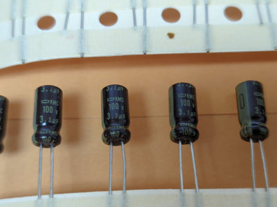 NEW 10x KMC 3.3uf /100V Hi Temp Radial Electrolytic Capacitor