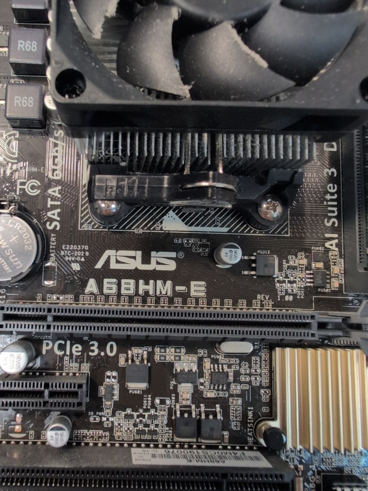 ASUS A68HM-E Socket FM2/FM2+ AMD Micro ATX Motherboard + A6-7400K /8GB RAM -