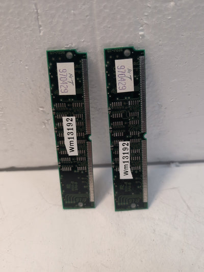 🔥 8MB (2x 4MB) 30-Pin SIMM RAM 60ns Toshiba TC5117405CSJ-60 Vintage Memory -