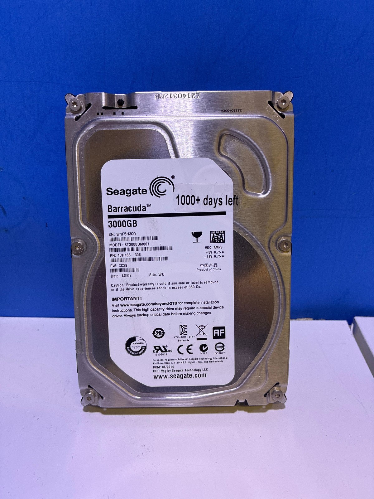 🔥 Seagate Barracuda ST3000DM001 3TB 3.5" Internal Desktop HDD SATA