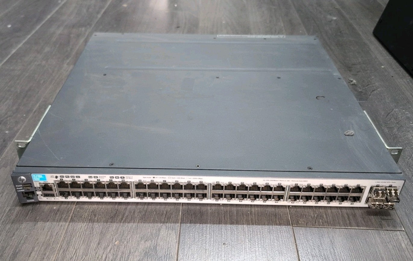 🔥 HP J9576A E3800-48G-4SFP+ 48 Ports Network Switch W/ 1x 400W PSU -