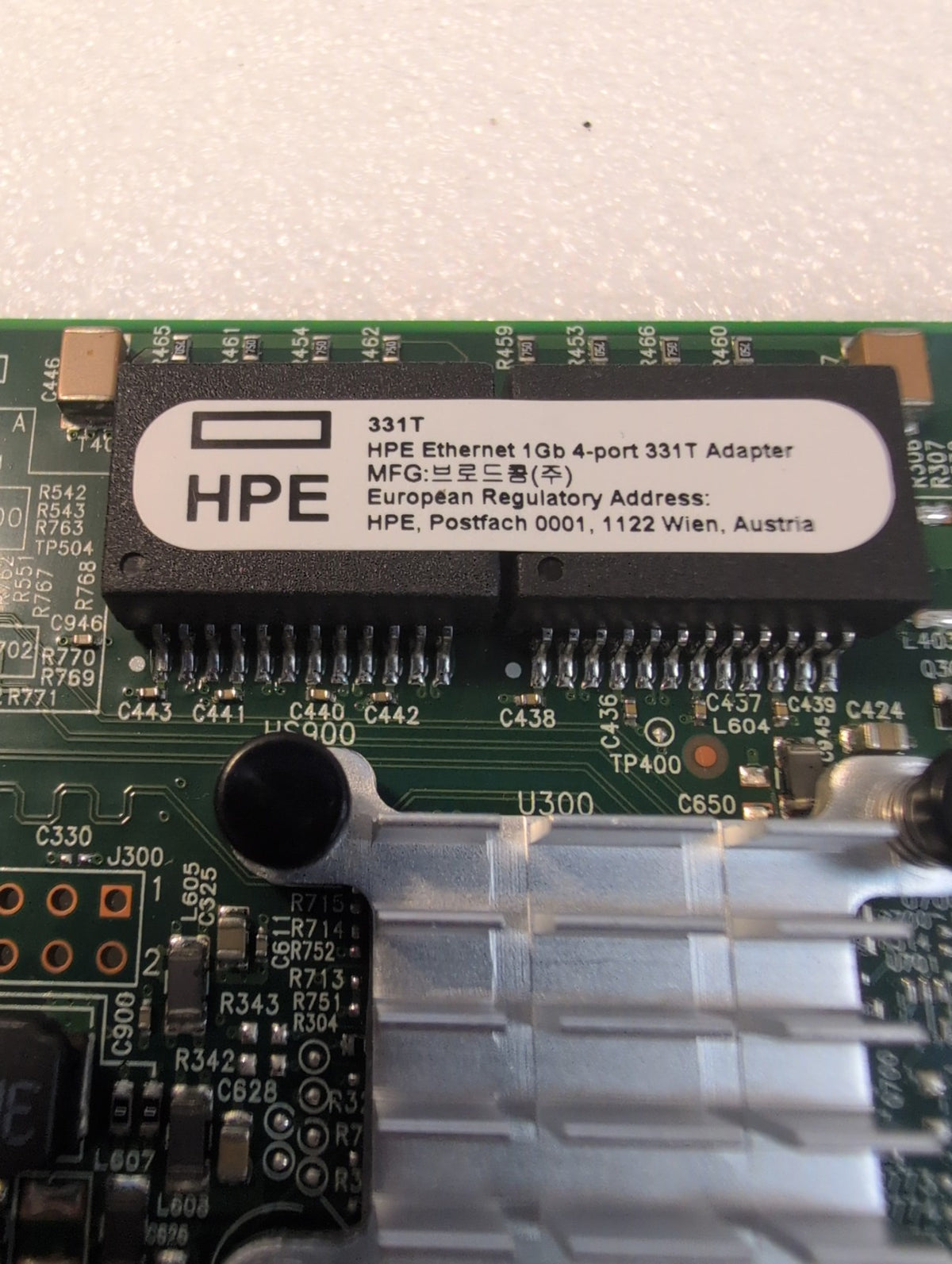 🎸 HPE Ethernet 1Gb 4-Port 331T Adapter PCIe Network Card 647592-001
