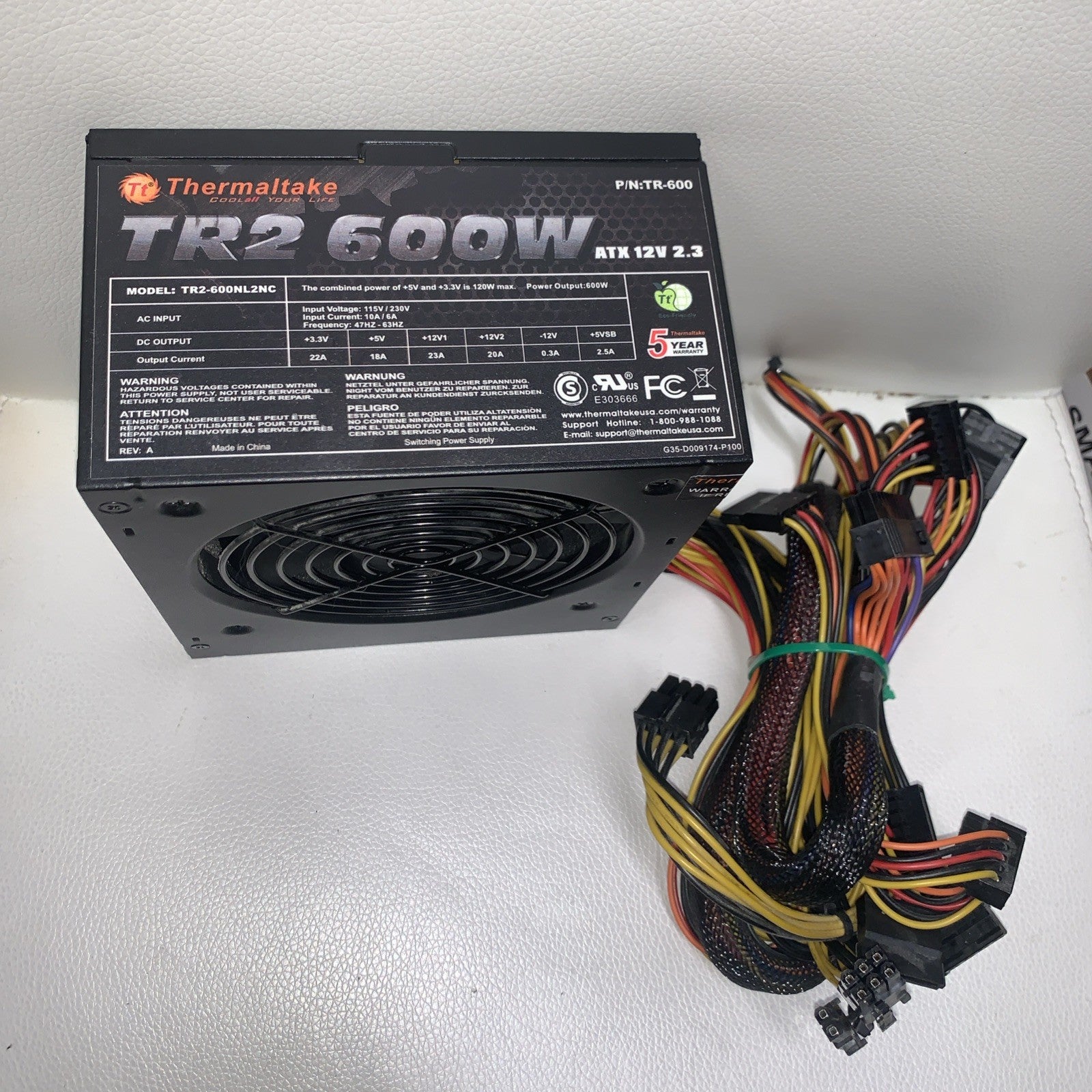🔥 Thermaltake TR2 -600W Power Supply w/ PCIE 6+2 PIN