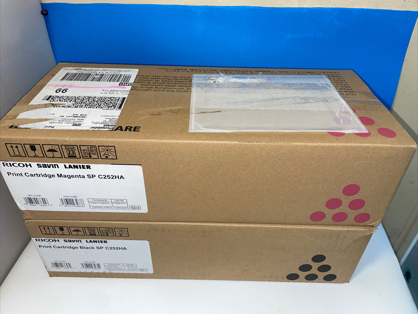 2×  Rich print Cartridge black & Magenta  SP  C252HA