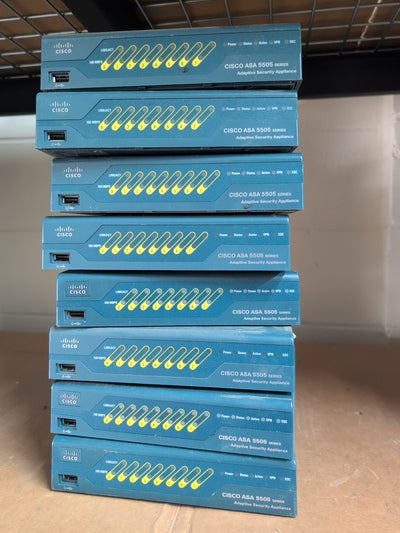 🔥 8x Cisco ASA 5505 Firewall Adaptive Security Appliance (NO Power Supply) -