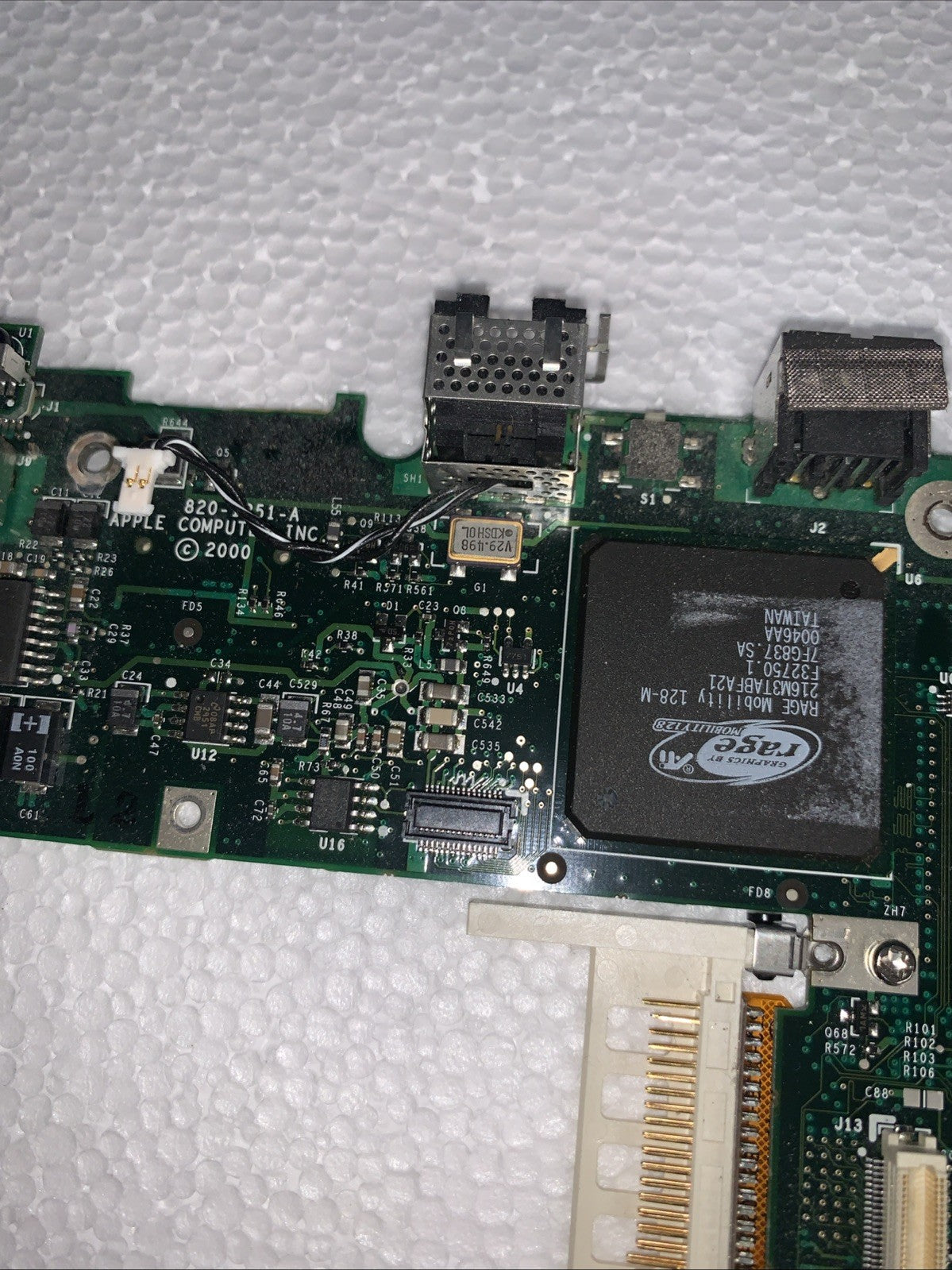 Apple PowerBook G4 Titanium 15" Laptop M5884 mainboard w/CPU 400mhz~533mhz