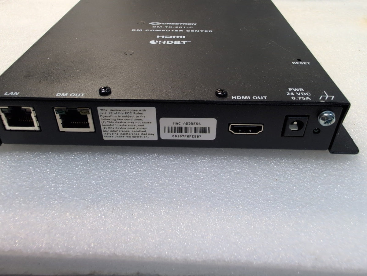 🎸 Crestron DM-TX-201-C DM Computer Center HDMI HDBaseT Transmitter Rack Mount