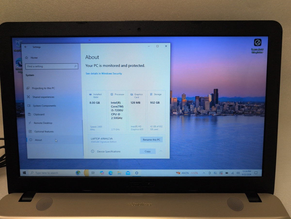 🎸 ASUS X541UA X541U 15.6" Laptop Intel Core i5-7200U 8GB RAM 1TB HDD Win10