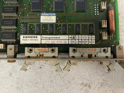 ~ SIEMENS Erzeugnisstand 570 548 9102.00 Circuit Board w/ Altera EPM7096LC84 -15