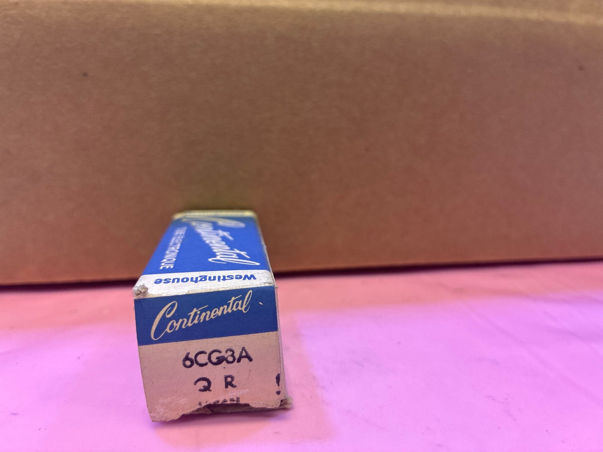 🔥 Westinghouse Continental 6CG3A Vacuum Tube NOS in Original Box