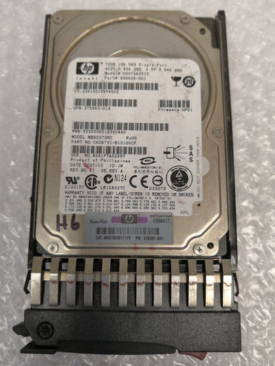 - HP 72GB 10K SAS SFF 2.5"  HDD 376597-001 375863-014 DG072A3515 438628-001 @@@