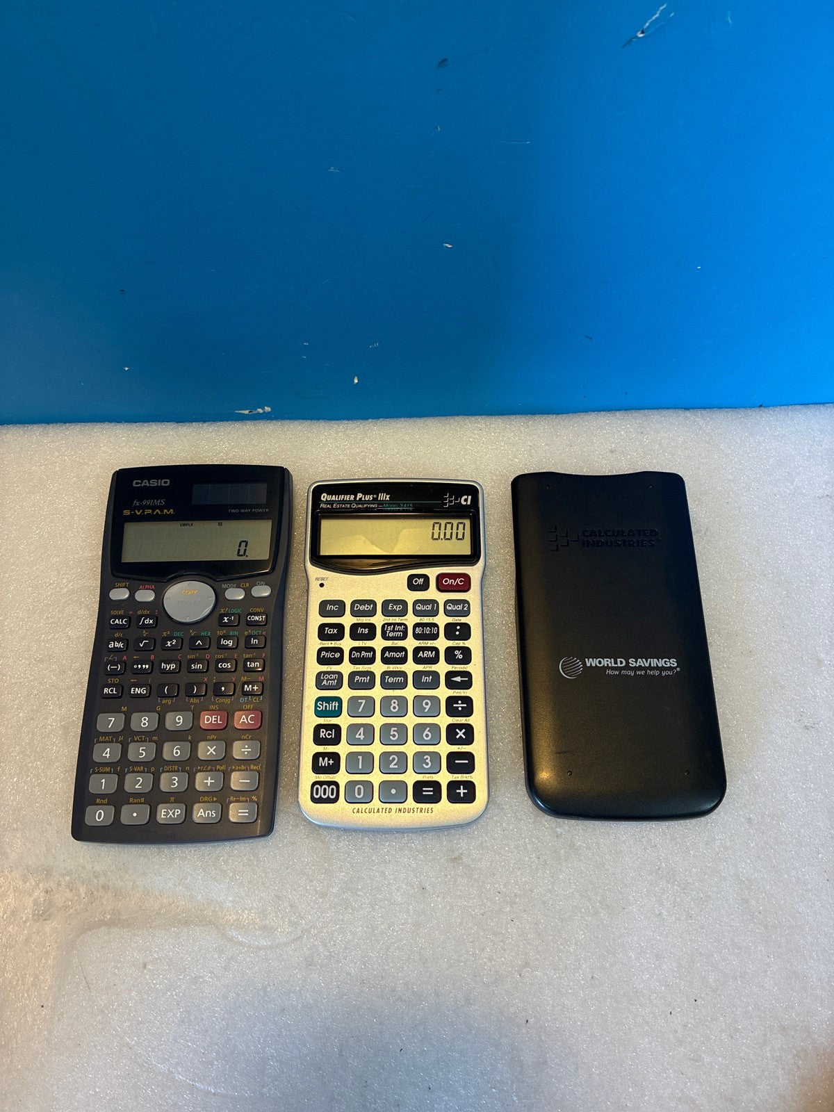 🔥 Calculated Industries Qualifier Plus IIIx 3415 & Casio fx-991MS Calculator Lo