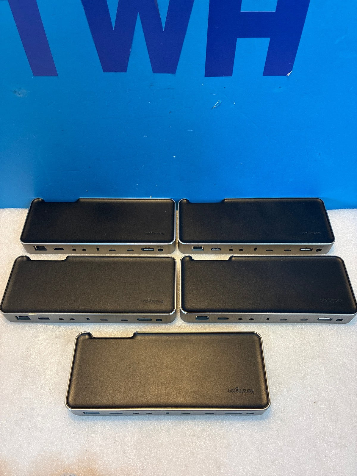 Lot of 5 🔥 Kensington SD5200T Thunderbolt 3 Docking Station K38300 Black Silver