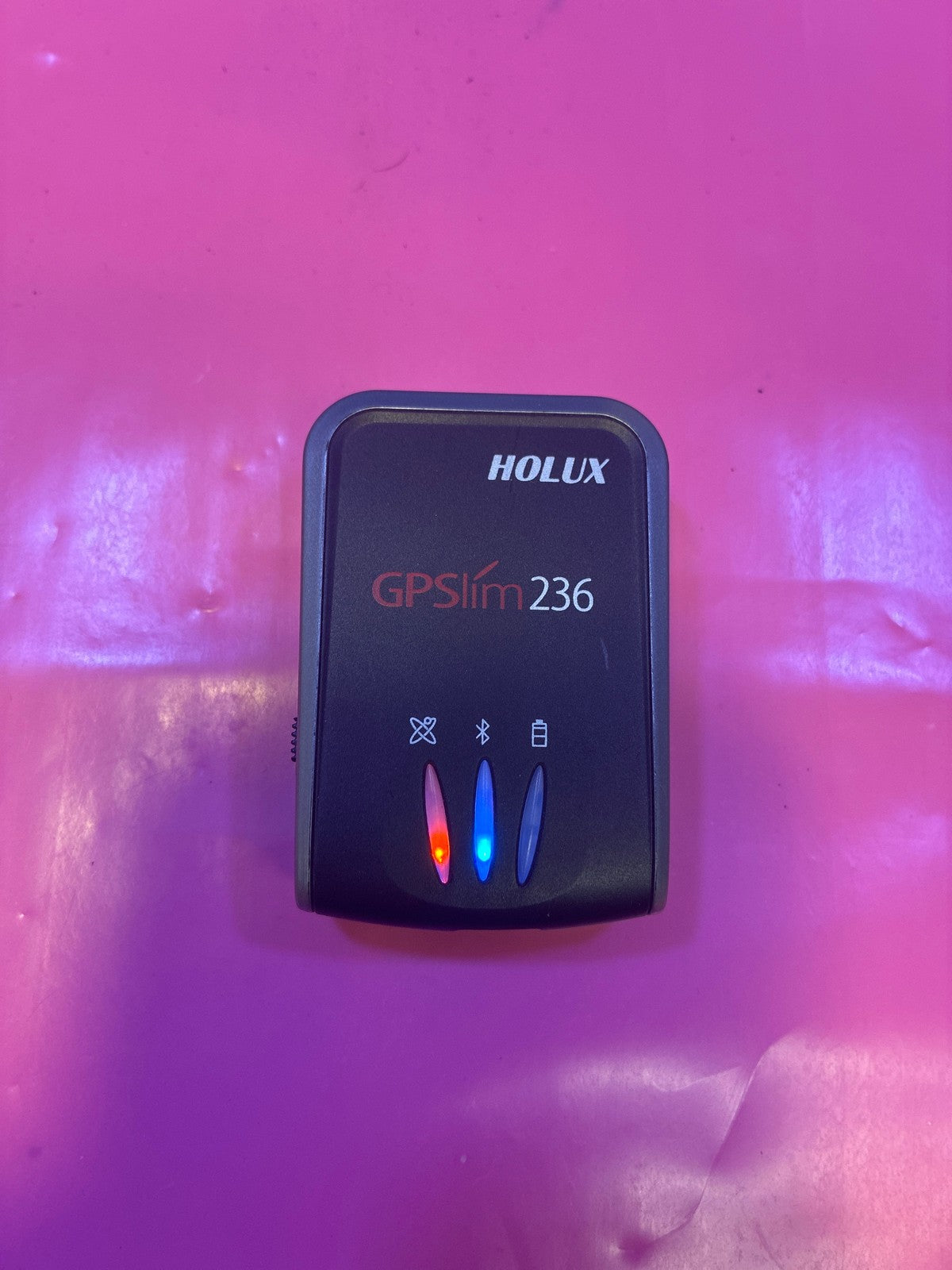 🔥 Holux GPSlim 236 Bluetooth GPS Receiver Black - Used