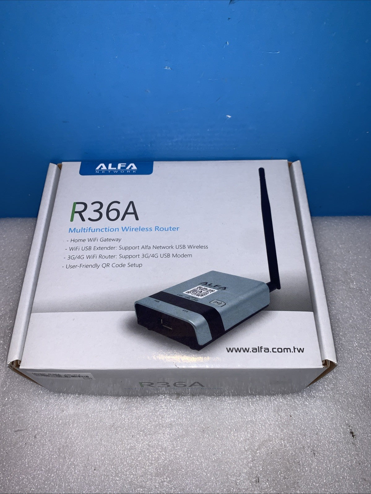 🔥 ALFA R36A 4G WiFi Router USB Extender High Power Outdoor w/ Antenna