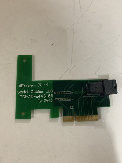 🔥 OSS PCIe x4 Edge Adapter to Mini SAS HD (SFF-8643) Expansion Board
