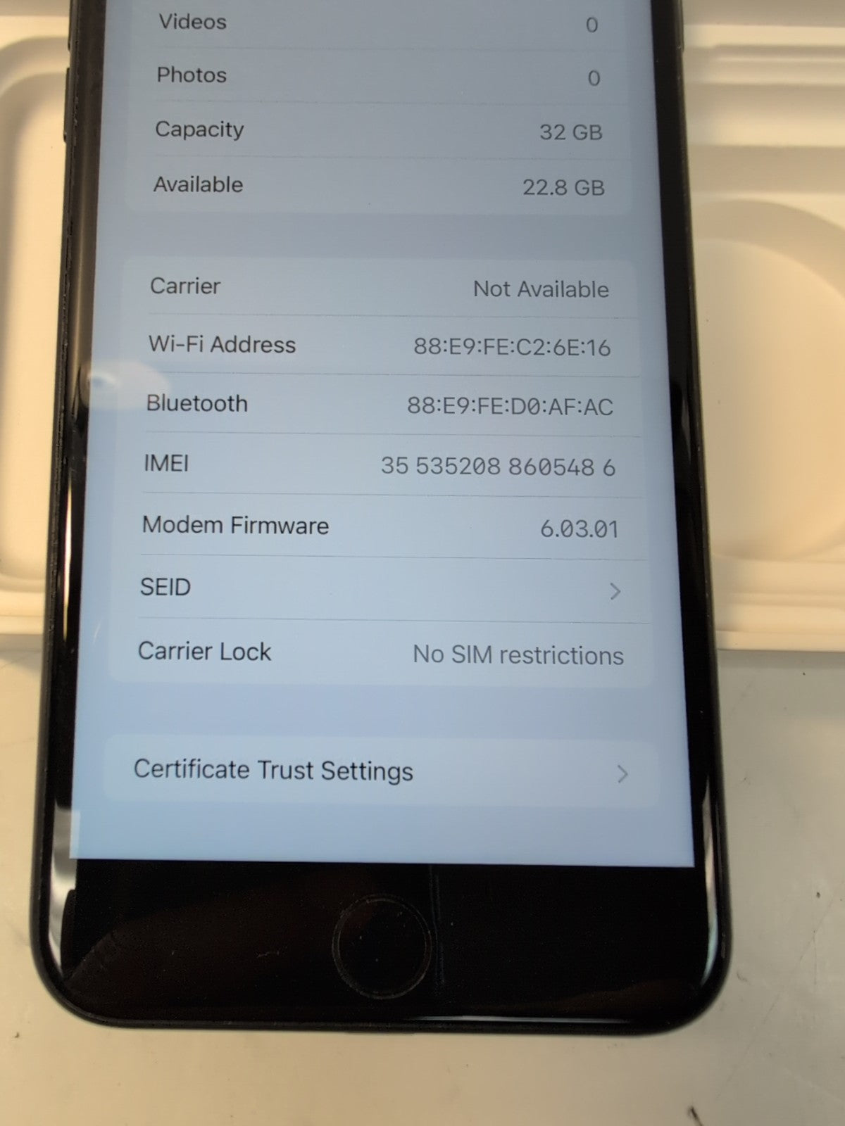 🔥 (GRADE A) Apple iPhone 7 Plus A1784 32GB Smartphone BLACK + BOX Unlocked -