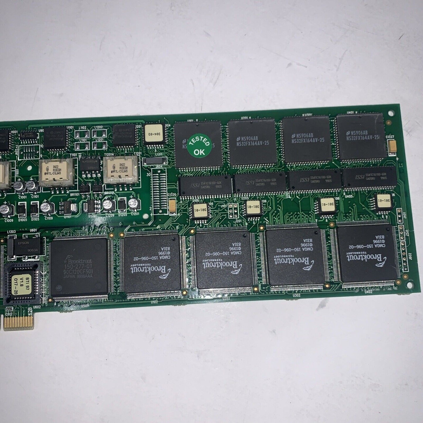 BROOKTROUT TECHNOLOGIES 802-926-5C 02F TR114+P4L ANALOG FAX BOARD TESTED