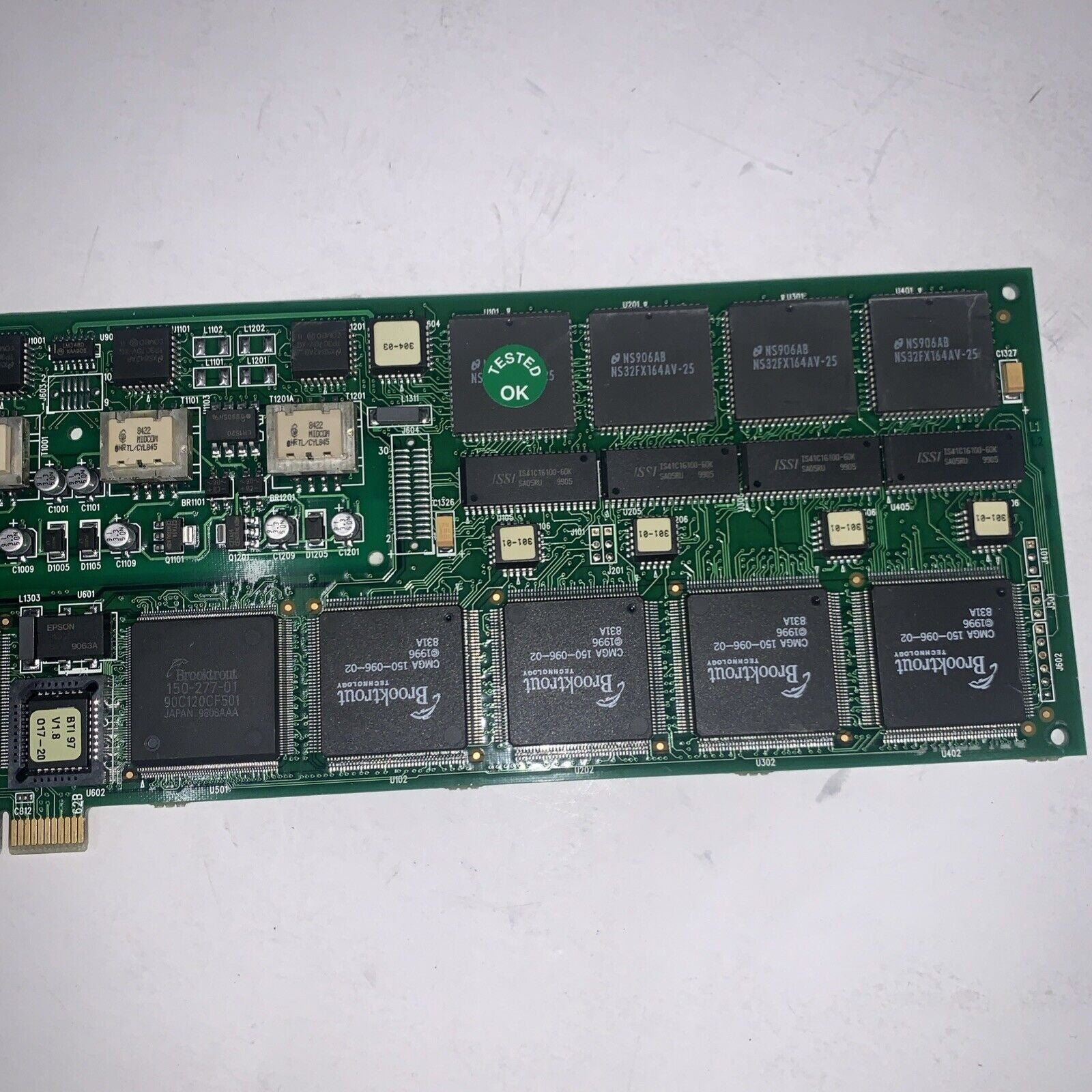 BROOKTROUT TECHNOLOGIES 802-926-5C 02F TR114+P4L ANALOG FAX BOARD TESTED