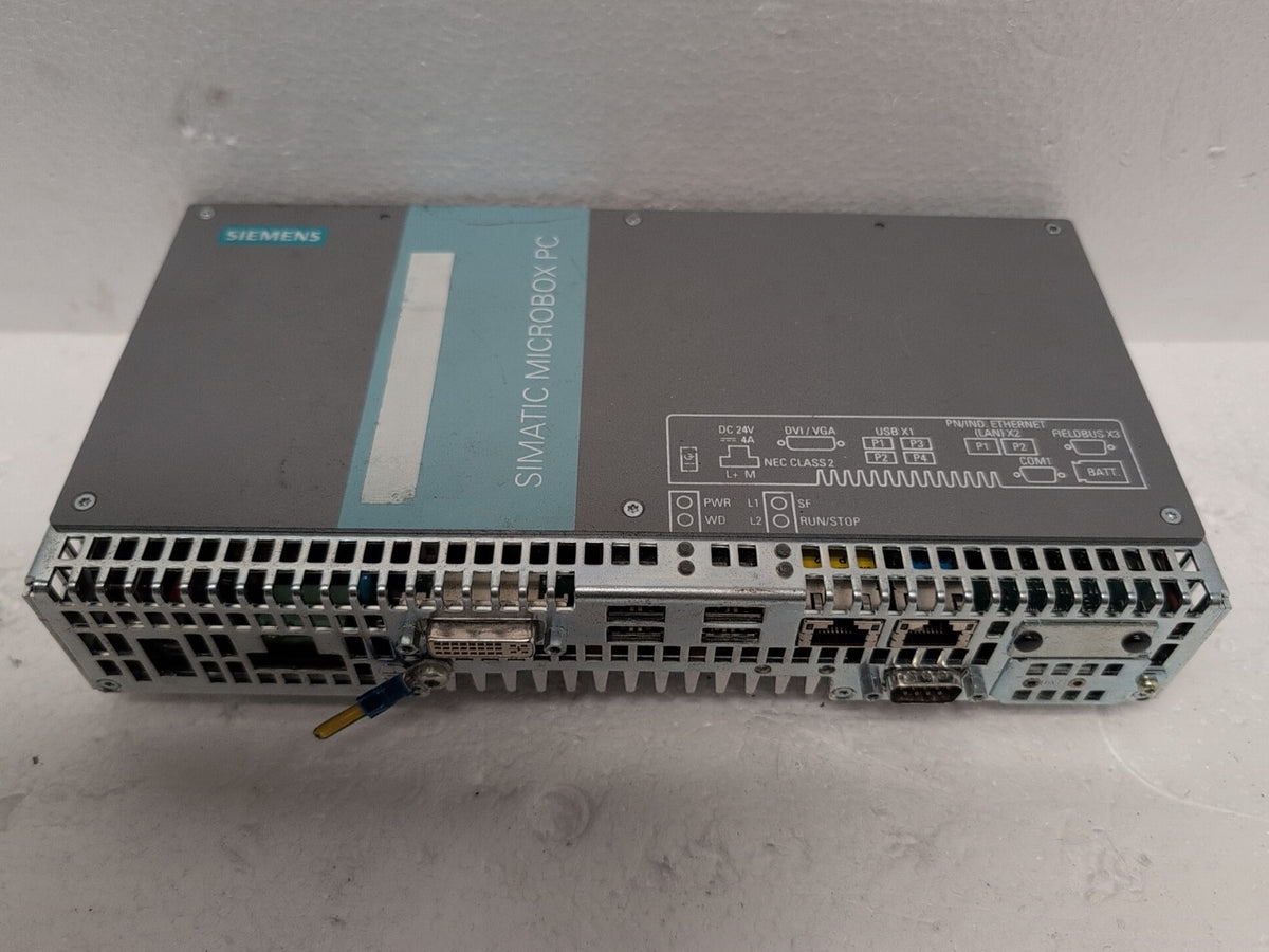 2x SIEMENS SIMATIC MICROBOX PC IPC427C 6ES7647-7BE40 C2D CPU/4GB (NO CF CARD) -