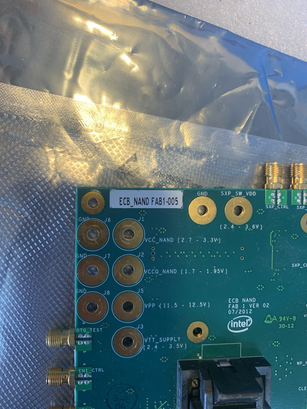 🔥 Intel ECB NAND Test Board FAB1 w/ BGA Socket SMA RF High Speed PCB