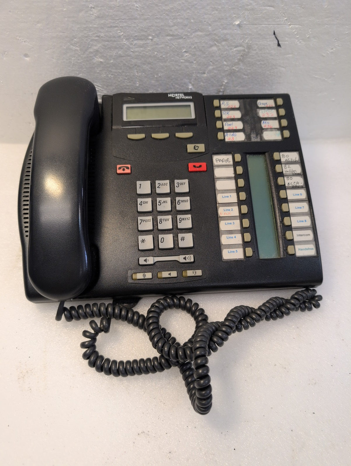 🎸 Nortel Networks T7316E Charcoal Digital Business Telephone LCD Display