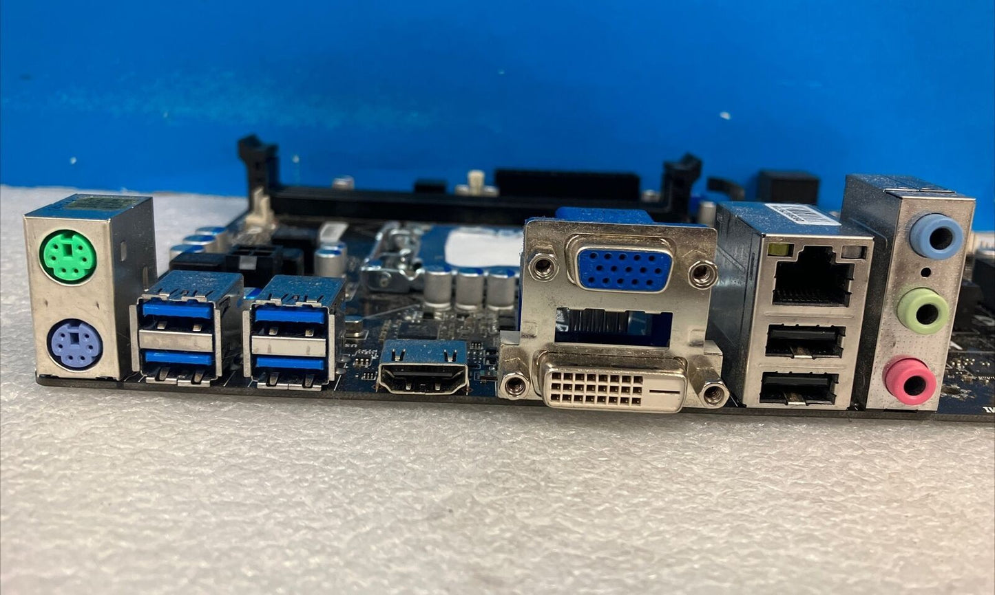 MSI H81M-E34 Mini-ATX LGA 1150 DDR3 HDMI VGA DVI Motherboard With I/O Shield ~