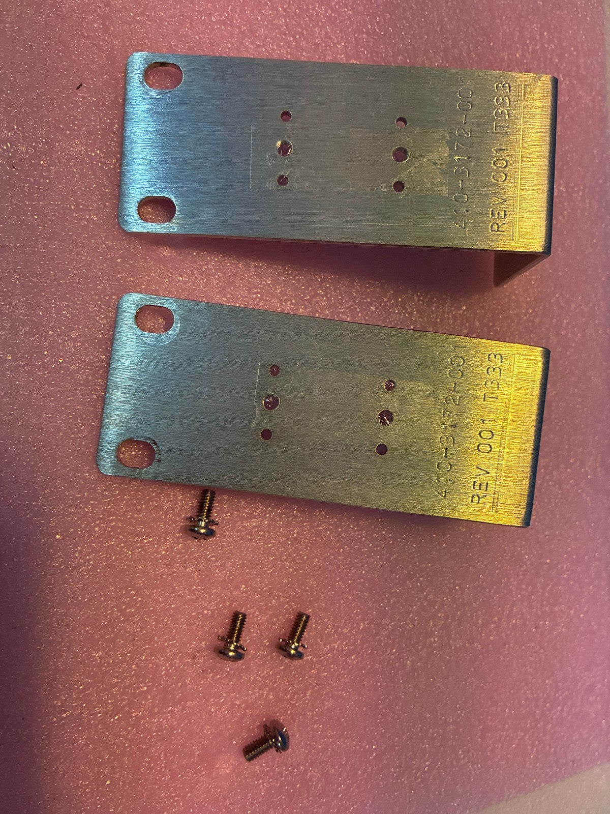 🔥 Ciena 3916 Rack Mount Brackets 410-3172-001 REV 001 Pair with Screws