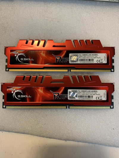 G.Skill Ripjaws 8GB Kit (2x4GB) PC3-12800 DDR3-1600 RAM DIMM F3-12800CL9D-8GBXL
