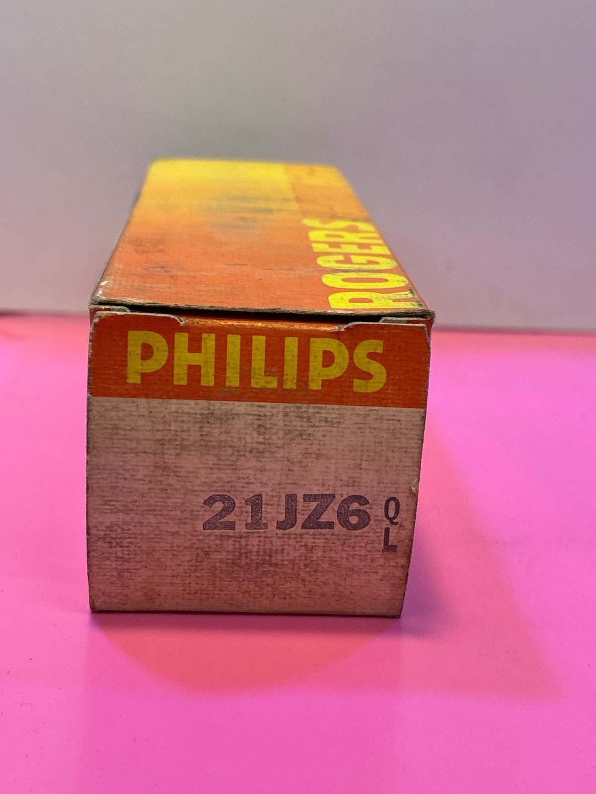 🔥 Philips Rogers 21JZ6 Vacuum Tube NOS in Original Box Vintage