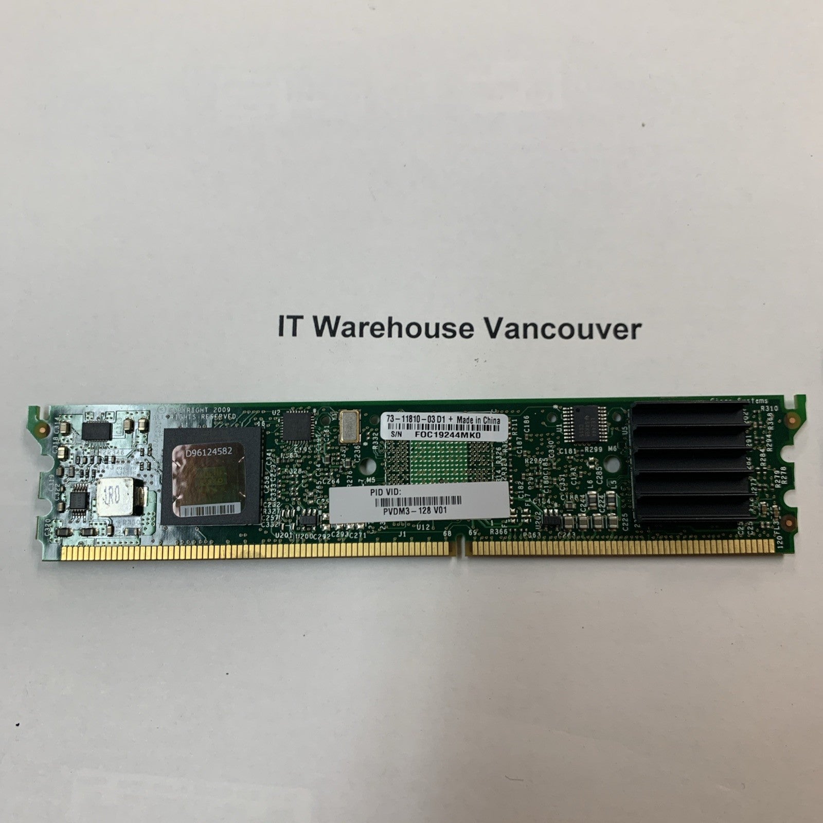 PVDM3-128 128-Channel Voice & Video DSP Module (73-11810-03)