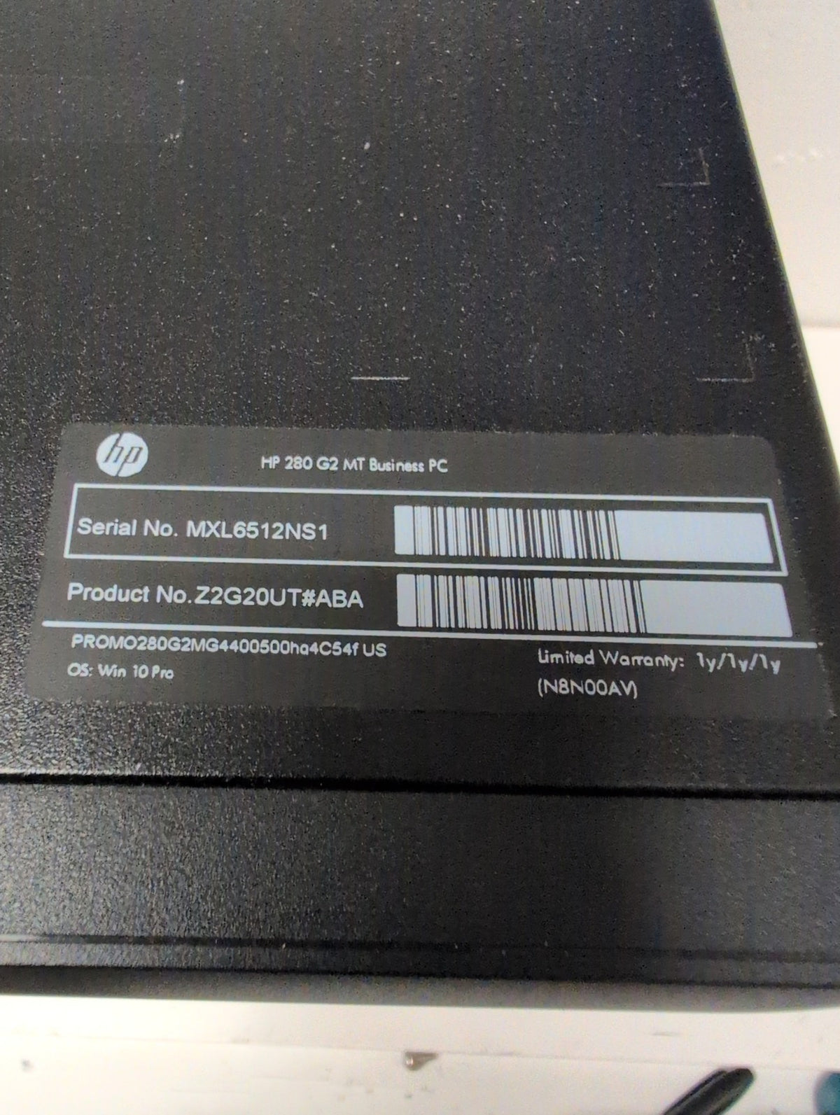 🎸 HP 280 G2 MT Desktop PC Pentium G4400 3.30GHz, 8GB DDR4 RAM, 500GB HDD, NO OS