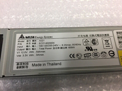 -  2x Sun Microsystems 300-2015 Delta A221 658W  POWER SUPPLY