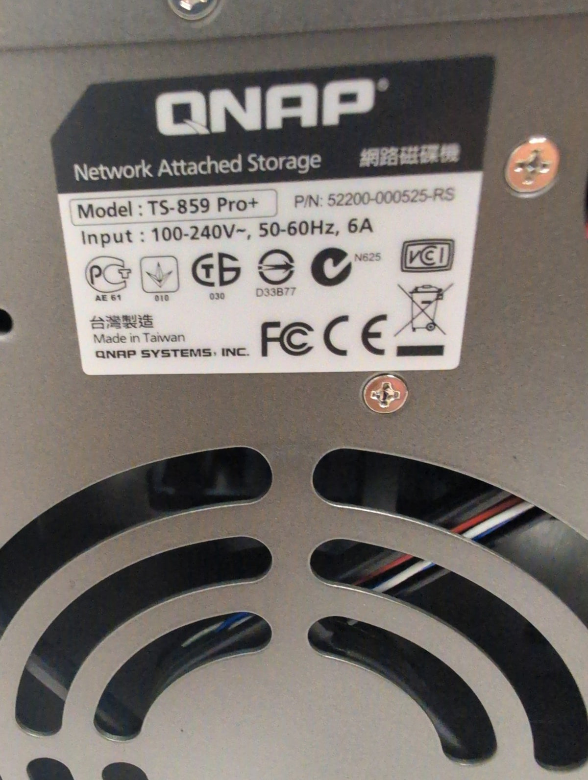 🎸 QNAP TS-859 Pro+ 8-Bay NAS Network Attached Storage With Caddy (No HDD)