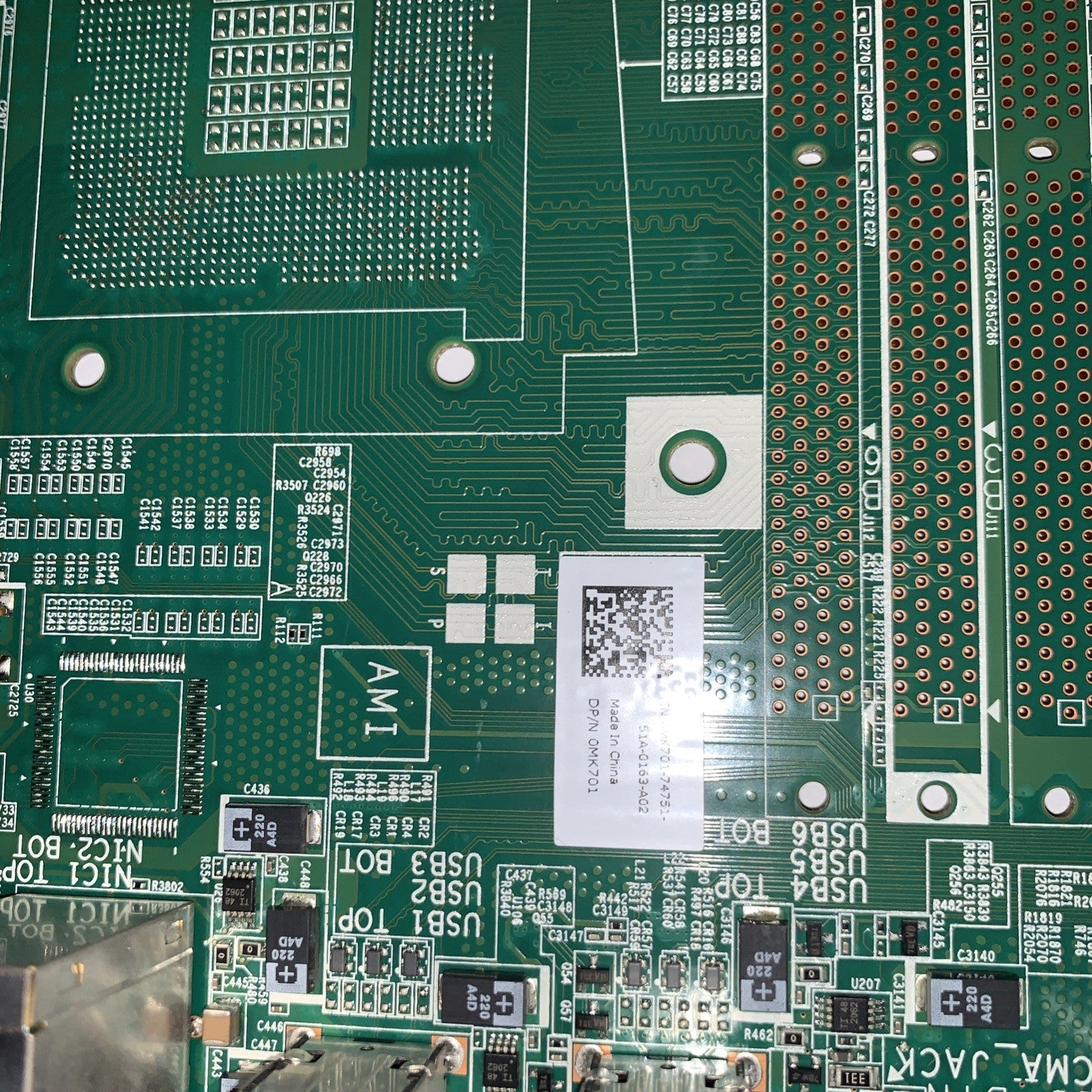Dell PowerEdge T320 Motherboard Socket LGA1356 7MYHN W7H8C MK701 + E5-2430V2 CPU