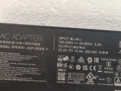 🔥 Genuine ASUS 20V 14A 280W AC Adapter ADP-280EB F Laptop Charger 6.0*3.7mm -