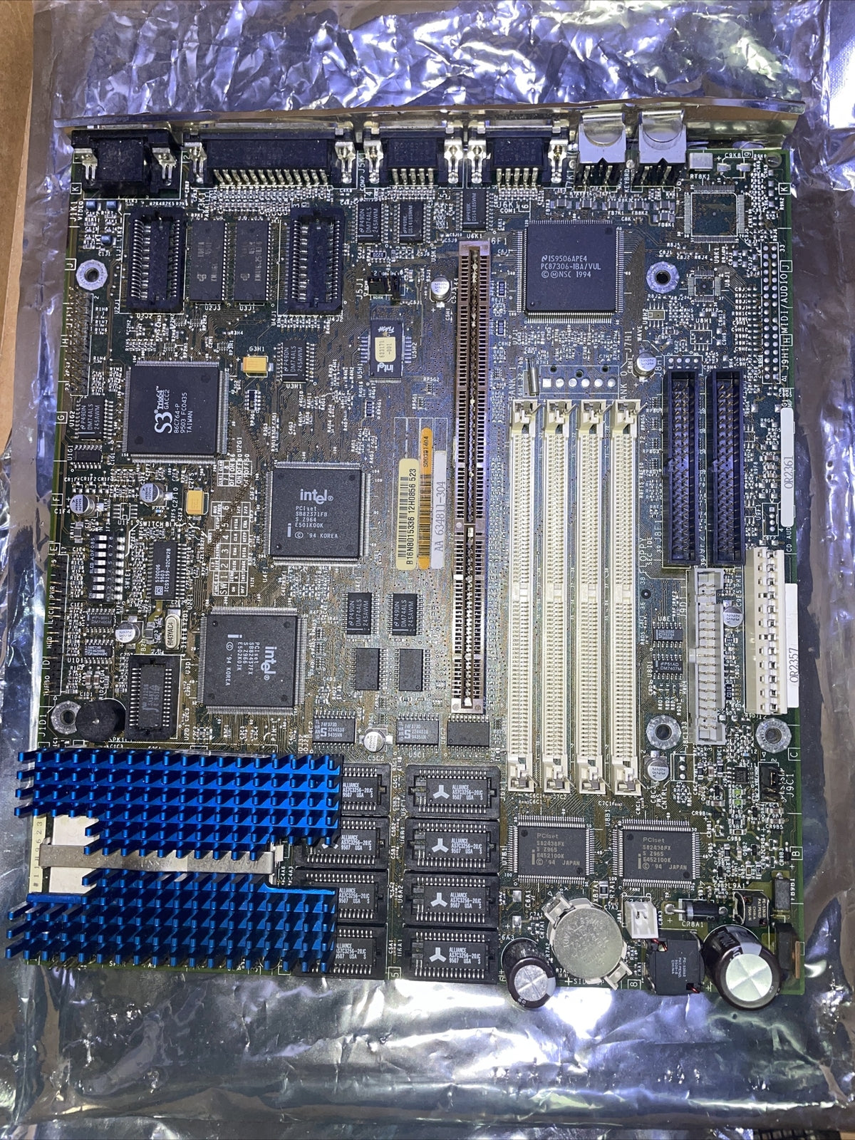 Vintage IBM 12H0856 Motherboard with CPU 11H9623 