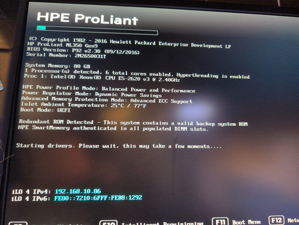 🎸 HP ProLiant ML350 Gen9 Tower Server Xeon E5-2620 v3/ 80GB DDR4/4x 600GB HDD
