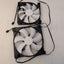 🎸 NZXT Rifle Bearing Case Fans RF-FN122-RB RF-FN142-RB White 3-Pin Lot of 2