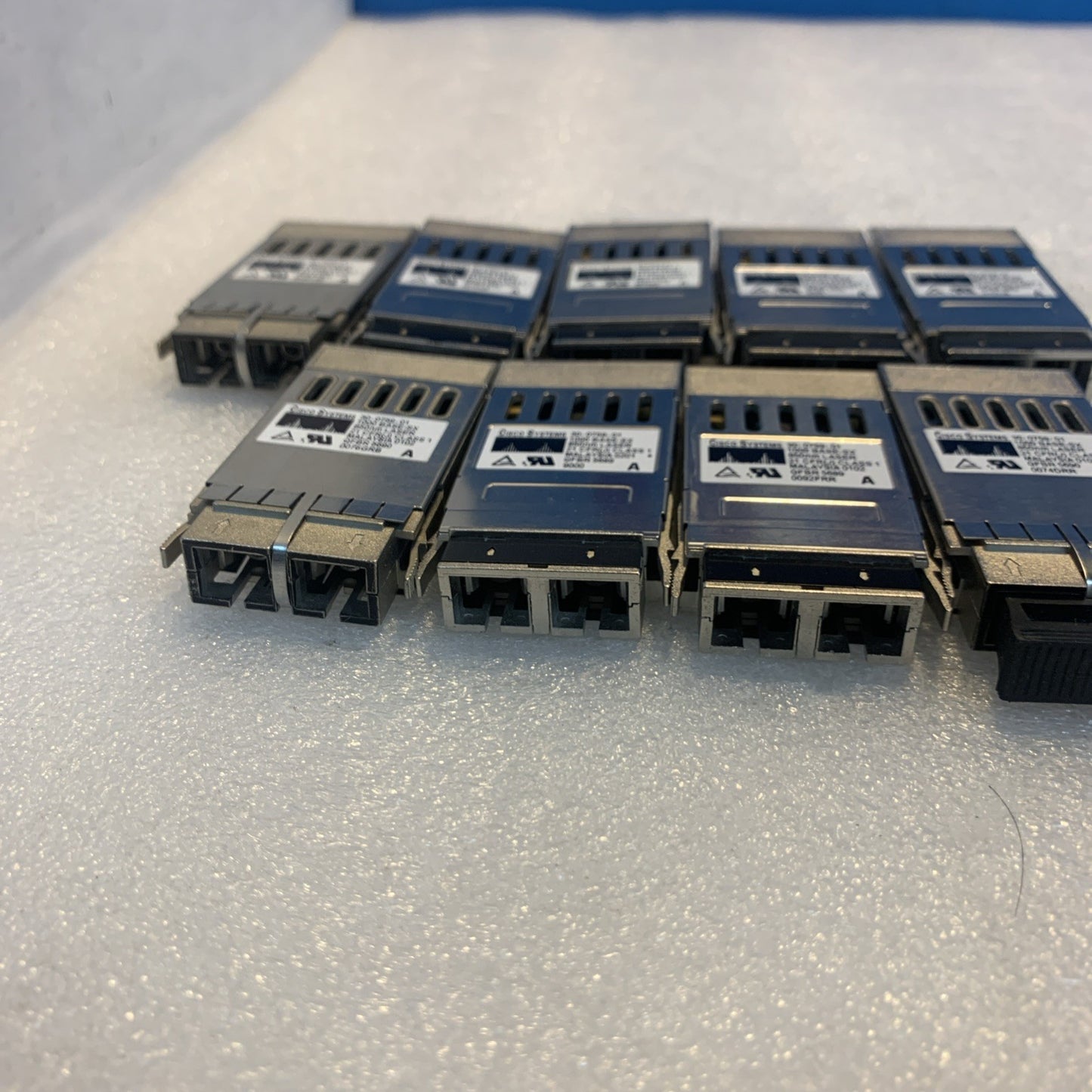 9x. Cisco WS-G5484 1000Base-SX GBIC Gigabit Transceiver Module GLC-SX 30-0759-01